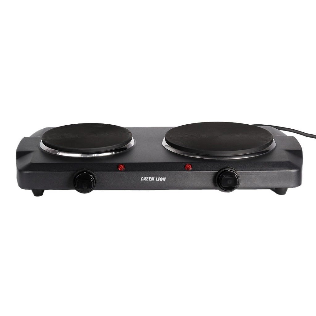 Green Lion Portable Dual Electric Stove 2500W -Black 1 Green Lion Portable Dual Electric Stove 2500W -Black