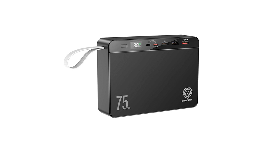 Green Lion Power Volt Mega Capacity Power Bank 75000mAh PD 20W QC3.0 22.5W - Black 1 Green Lion Power Volt Mega Capacity Power Bank 75000mAh PD 20W QC3.0 22.5W - Black