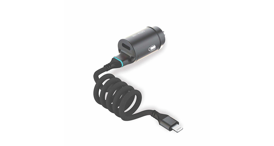 Green Lion 45W PD Car Charger , Type-C Port & Lightning Cable 1 Green Lion 45W PD Car Charger , Type-C Port & Lightning Cable