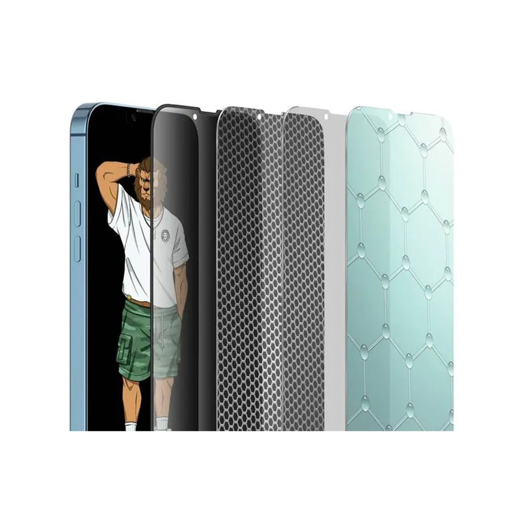 Green Lion 3D Silicone Privacy HD Glass Screen Protector 1 Green Lion 3D Silicone Privacy HD Glass Screen Protector