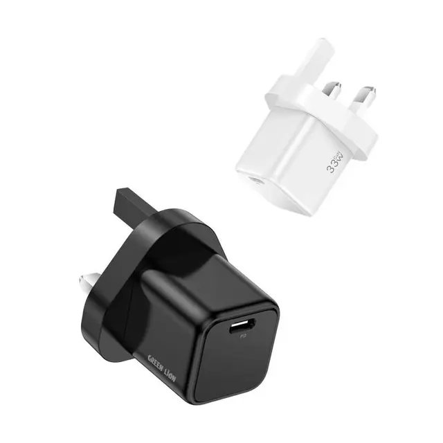 Green Lion Mini Pro Fast PD GaN Charger 33W UK 1 Green Lion Mini Pro Fast PD GaN Charger 33W UK