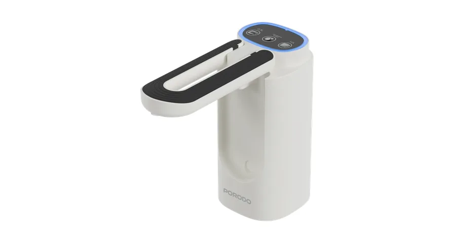 Porodo Lifestyle Maya Electric Water Dispenser with Multi - Volume Control - White & Black 1 Porodo Lifestyle Maya Electric Water Dispenser with Multi - Volume Control - White & Black