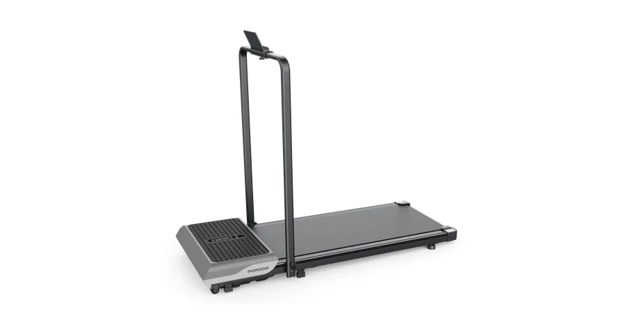 Porodo Athlete Dual-Function Treadmill with Built - in Vibration Training - Black 1 Porodo Athlete Dual-Function Treadmill with Built - in Vibration Training - Black