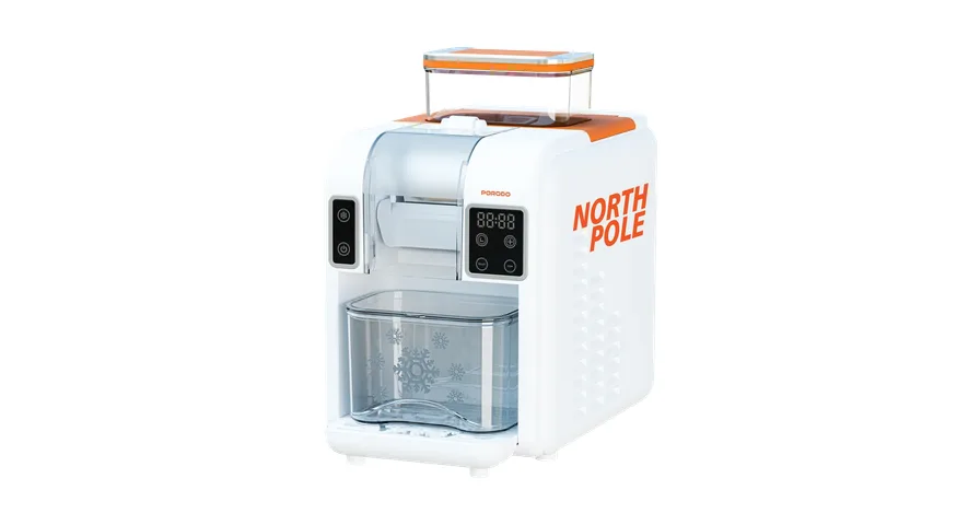 Porodo Lifestyle North Pole Ice Smoothie Machine - White / Orange 1 Porodo Lifestyle North Pole Ice Smoothie Machine - White / Orange