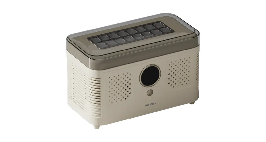 Porodo Lifestyle Frostiq Portable Ice Cube Maker - Beige 1 Porodo Lifestyle Frostiq Portable Ice Cube Maker - Beige
