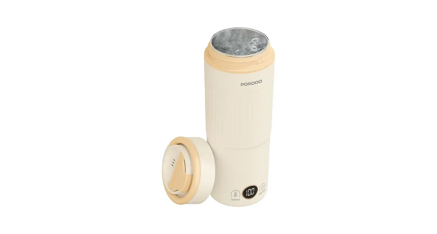 Porodo Flora Smart Portable Kettle with Digital Temperature Display - Beige 1 Porodo Flora Smart Portable Kettle with Digital Temperature Display - Beige