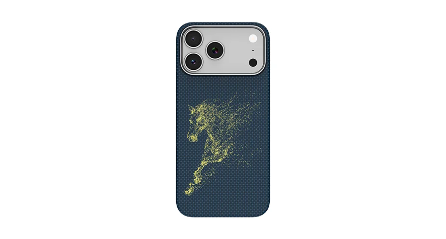Levelo Sergei Beverly Horse Kevlar Case for iPhone 18/17 Pro / Pro Max 1 Levelo Sergei Beverly Horse Kevlar Case for iPhone 18/17 Pro / Pro Max