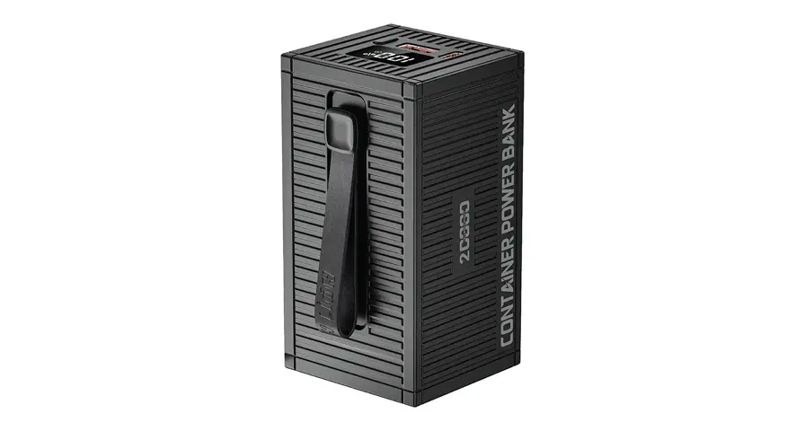 Green Lion Container Power Bank - Black 1 Green Lion Container Power Bank - Black