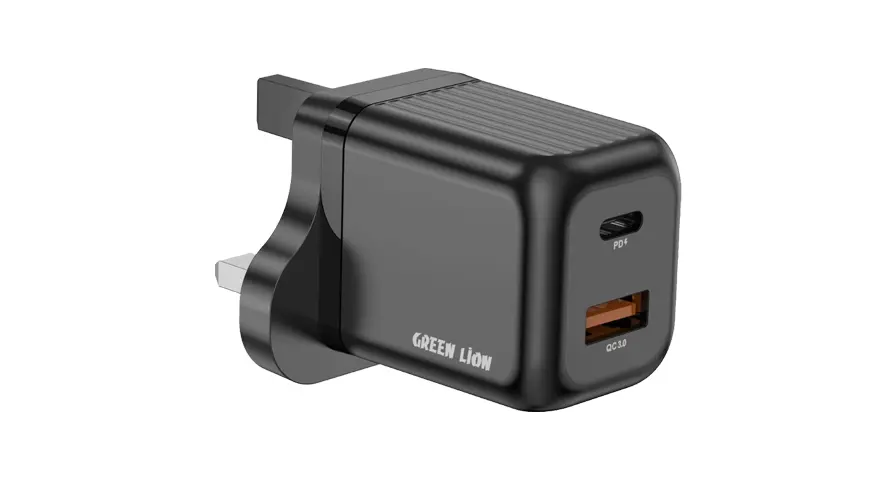 Green Lion Ultra Compact Gan Wall Charger 35W - Black 1 Green Lion Ultra Compact Gan Wall Charger 35W - Black
