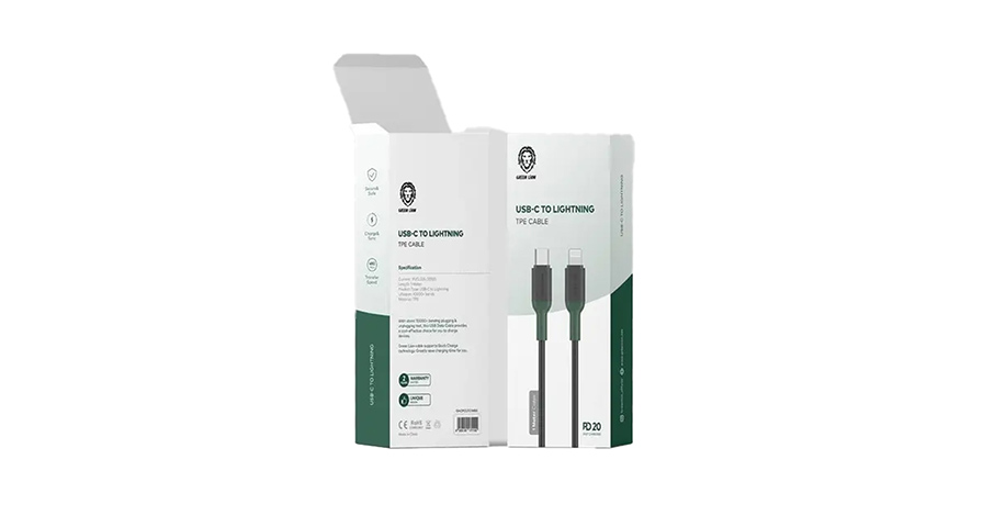Green Lion USB-C to Lightning TPE Cable 1M PD 20W 1 Green Lion USB-C to Lightning TPE Cable 1M PD 20W