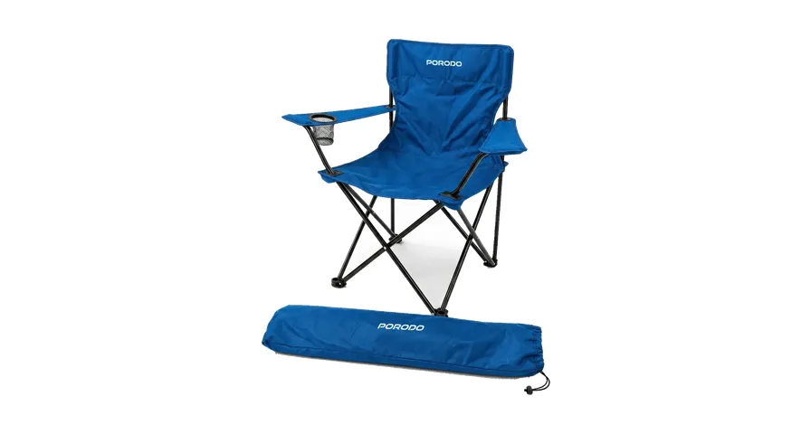 Porodo Lifestyle Foldable Camping Chair with Cup Holder 1 Porodo Lifestyle Foldable Camping Chair with Cup Holder